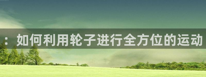 海南凯捷体育：：如何利用轮子进行全方位的运动