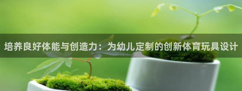 凯捷体育平台：培养良好体能与创造力：为幼儿定制的创新体育玩具