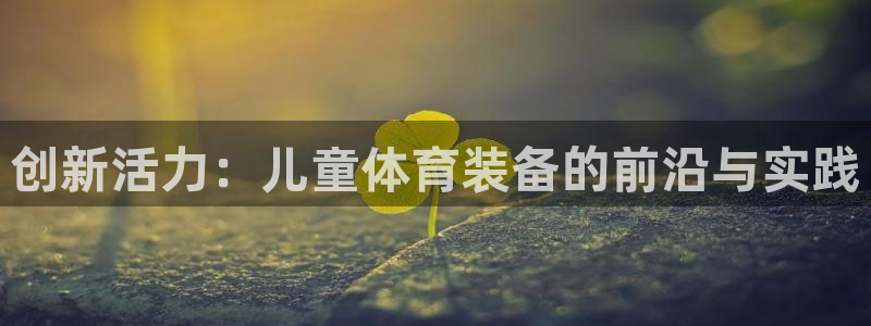 凯捷体育娱乐平台：创新活力：儿童体育装备的前沿与实践
