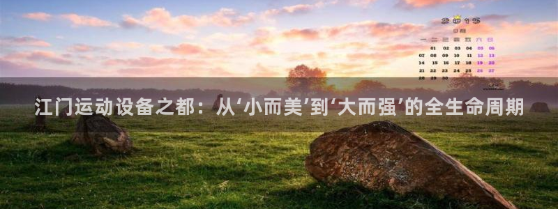 凯捷体育科技：江门运动设备之都：从‘小而美’到‘大而